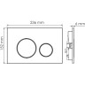 Система инсталляции для унитазов WASSERKRAFT DILL 61TLT.010.ME.WH02