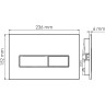 Система инсталляции для унитазов WASSERKRAFT GLAN 66TLT.010.ME.BL.WM03