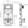 Система инсталляции для унитазов WASSERKRAFT VILS 56TLT.010.ME.PG02